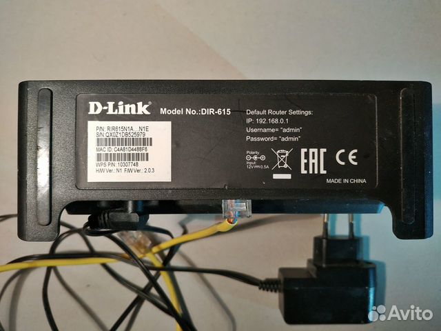 Wi-Fi роутер D-link DIR-615/A/N1C Wi-Fi роутер D-link DIR-615/A/N1C