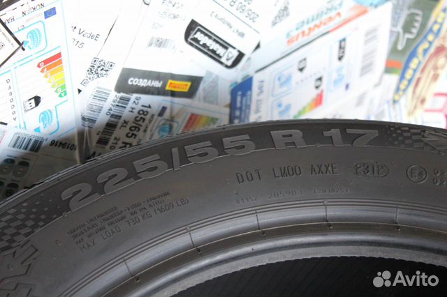 Шины бу 225 55 17 Continental ContiWinterContact