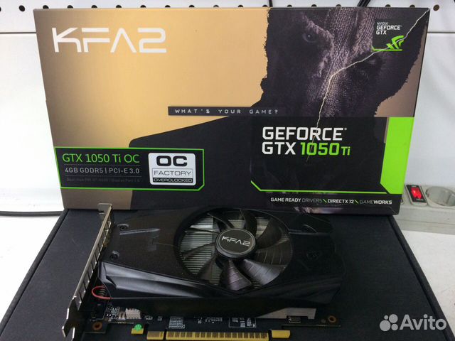 Видеокарта KFA GeForce GTX 1050 Ti OC