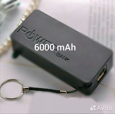 Power Bank внешний аккумулятор 6000 mAh Power Bank внешний аккумулятор 6000 mAh