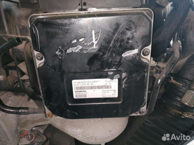 Блок управления двигателем Mercedes Benz C W203 2 Блок управления двигателем Mercedes Benz C W203 2