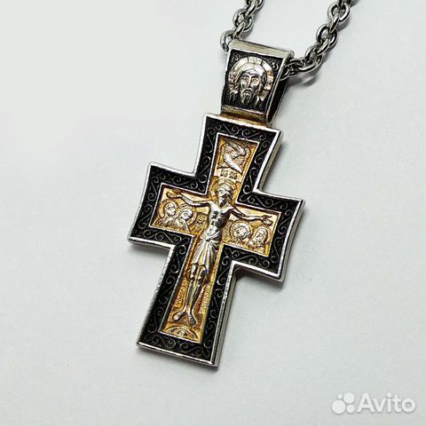 Серебряный крест 925 пробы