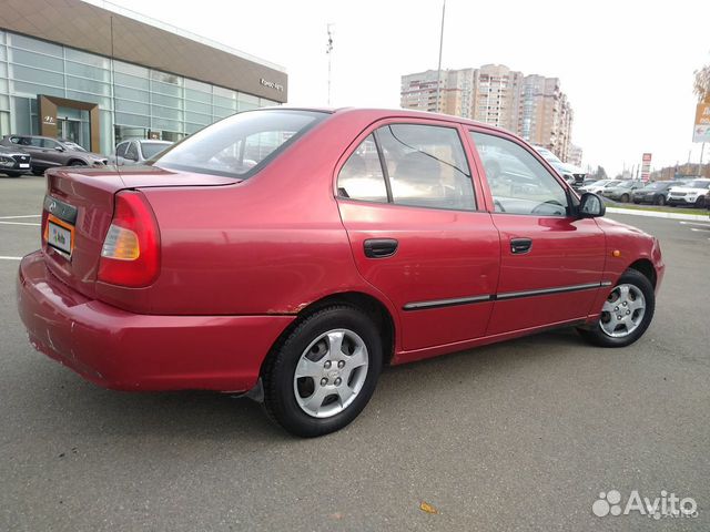Hyundai Accent 1.5 МТ, 2004, седан