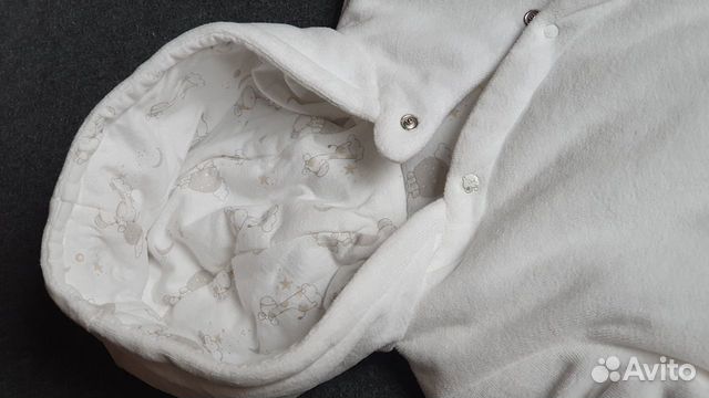 Утепленный велюровый комбинезон mothecare 3-6 мес