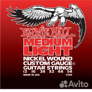 84872303366  Ernie Ball 2206 струны для эл.гитары Nickel Wound 