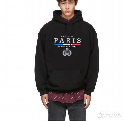 balenciaga paris hoodie