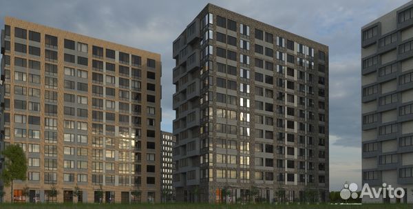 1-к квартира, 42.7 м², 9/12 эт. 1-к квартира, 42.7 м², 9/12 эт.