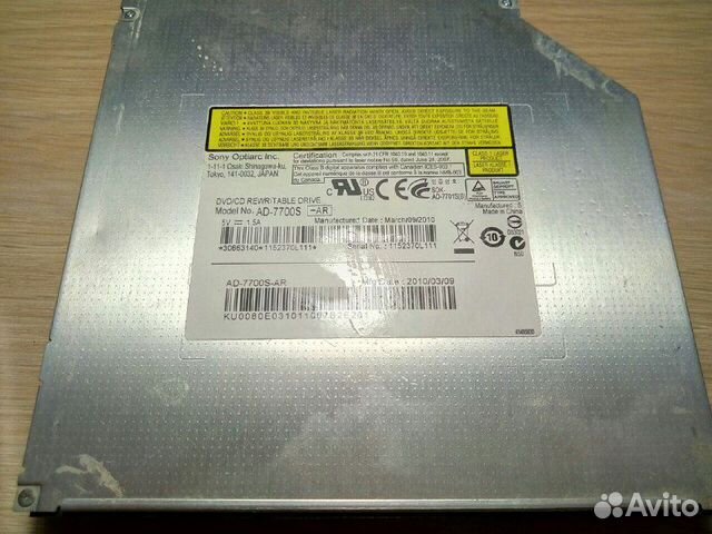 DVD RW приводы для ноутбука sony