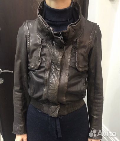 Куртка кожаная AllSaints Куртка кожаная AllSaints
