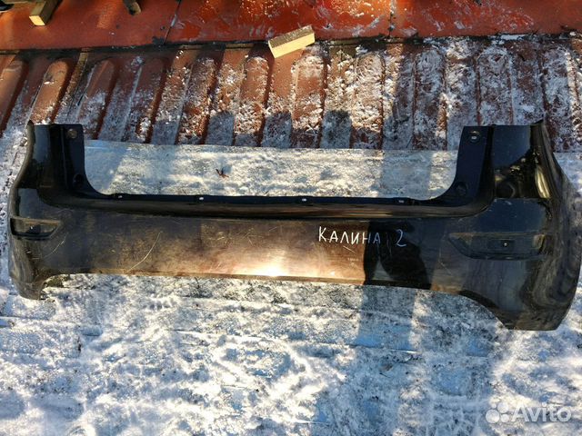 Бампер задний Лада калина 2