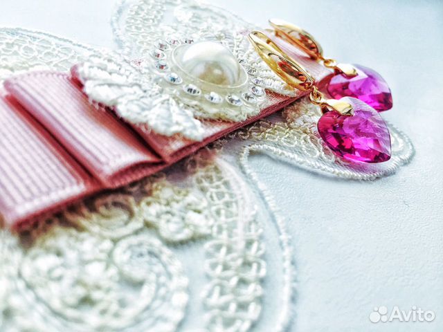 Серьги с огранкой Swarovski Серьги с огранкой Swarovski