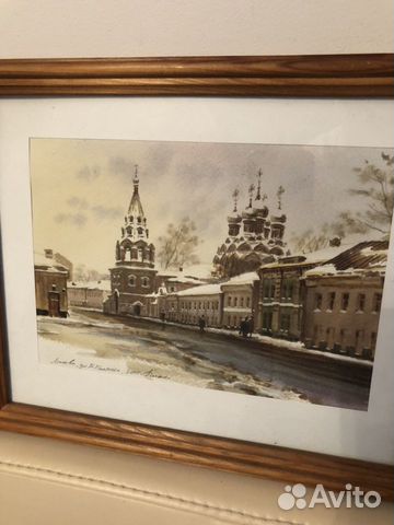 Картина Акварель В рамочке Картина Акварель В рамочке