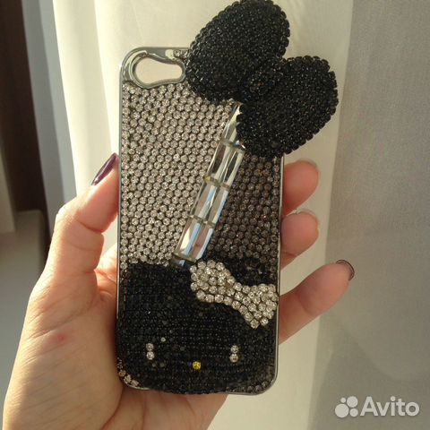 Чехол со стразами на iPhone 5/5S