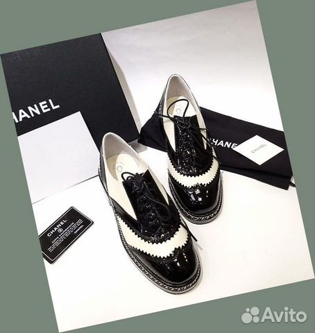 Туфли кожаные Chanel Туфли кожаные Chanel