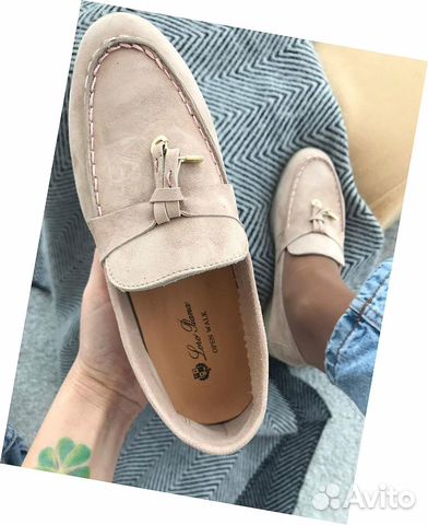 Лоферы замшевые Loro Piana Лоферы замшевые Loro Piana