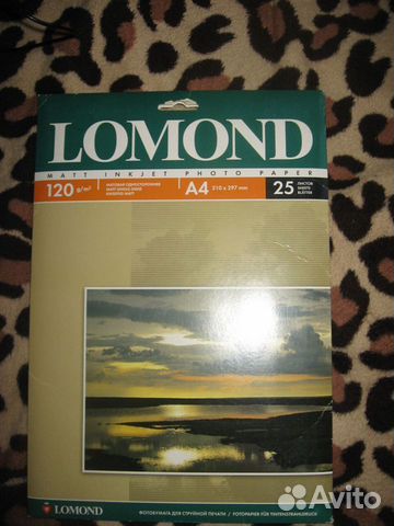 Фотобумага lomond 25 листов Фотобумага lomond 25 листов
