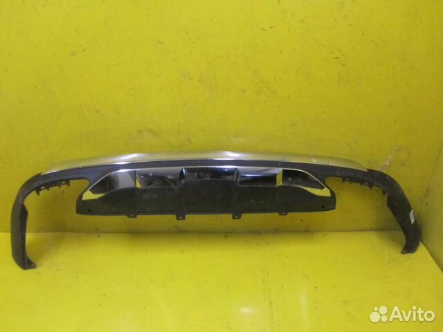 Юбка заднего бампера Mercedes GLE W166 (15-18)