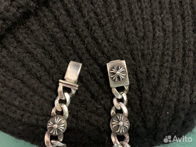 Браслет Chrome Hearts серебро крест Браслет Chrome Hearts серебро крест