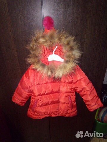 Тёплая куртка на девочку
