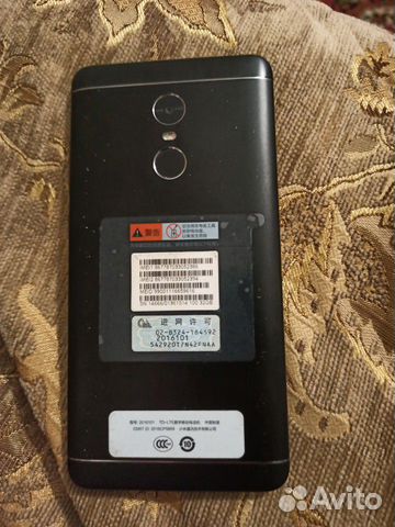 Xiomi redmi 4x note черный