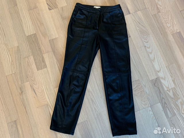 Брюки H&M искусственная кожа XS