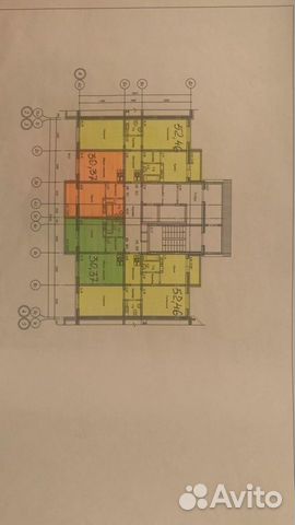 2-к квартира, 53 м², 17/18 эт. 2-к квартира, 53 м², 17/18 эт.