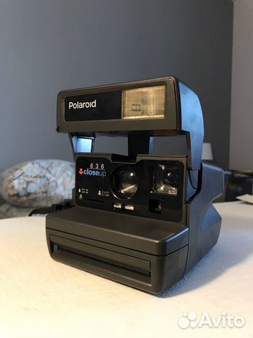Polaroid 636 closeup Made in UK