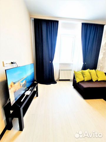 

1-к. квартира, 42 м², 2 кровати