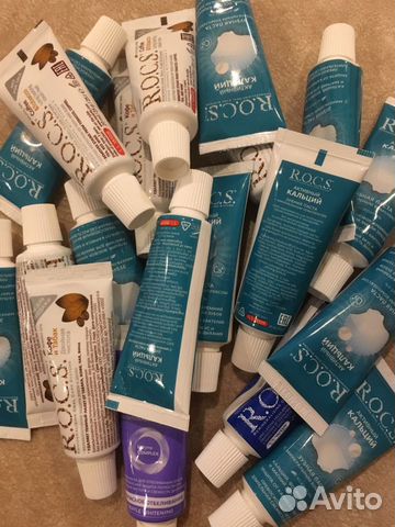 Зубные пасты Рокс