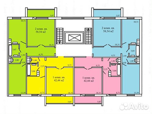 1-к квартира, 43 м², 10/10 эт.