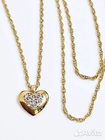 Золотое колье с бриллиантами