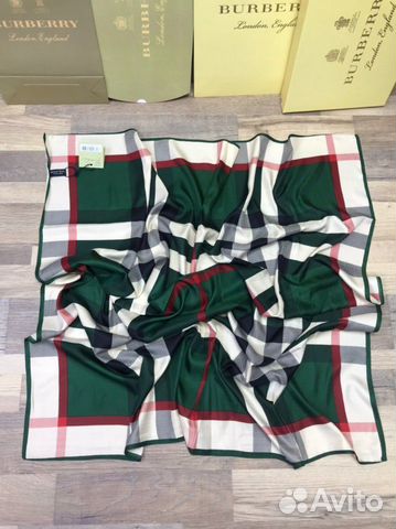 Новый женский шёлковый платок Burberry