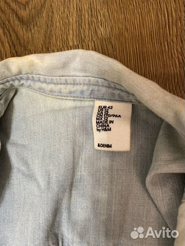 Джинсовая рубашка H&M Джинсовая рубашка H&M