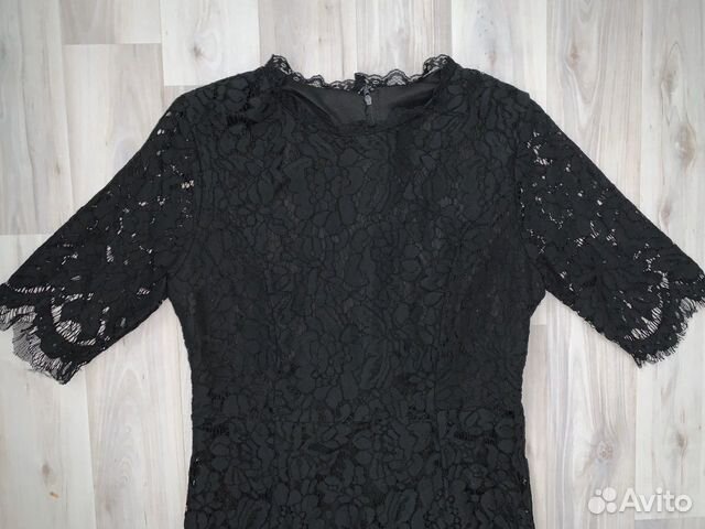 Новое чёрное кружевное Платье Lusio размер S