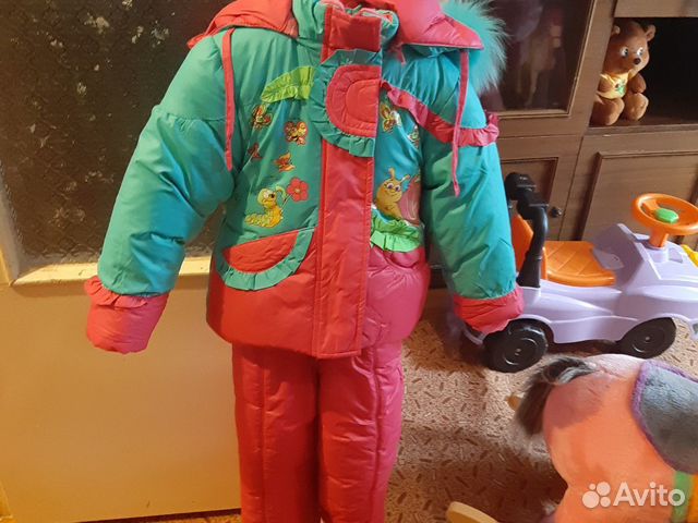 Костюм зимний для девочки 1-2 лет