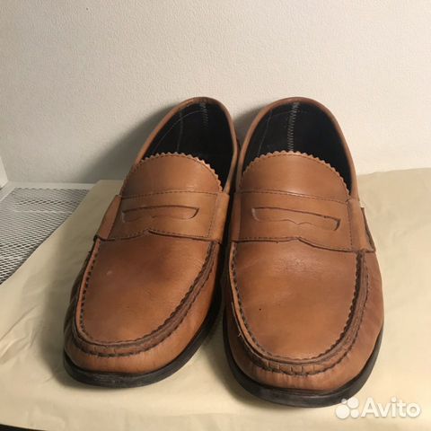 Мужские туфли лоферы топсайдеры Massimo Dutti