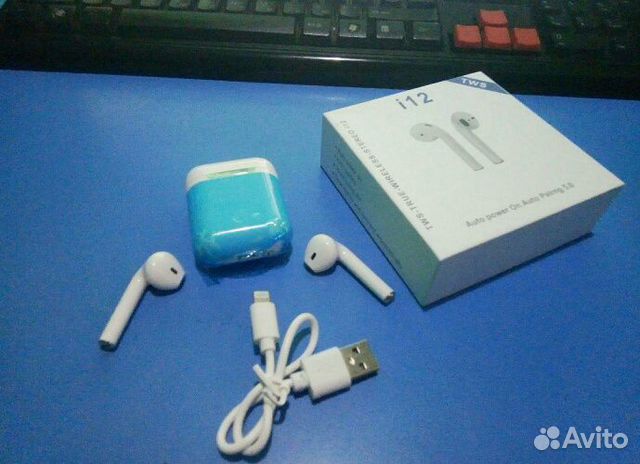 Наушники I12 tws Airpods copy беспроводные Наушники I12 tws Airpods copy беспроводные