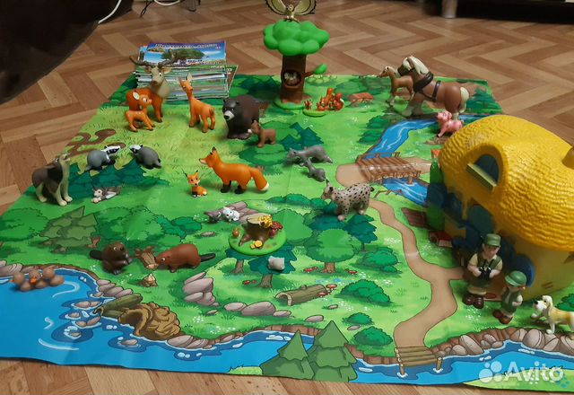 Игрушка Животные леса Деагостини Игрушка Животные леса Деагостини
