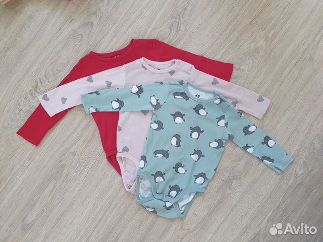 Боди HM, Mothercare, 9-12 и 12-18 Боди HM, Mothercare, 9-12 и 12-18