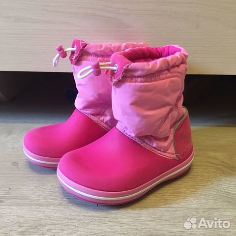 Сапоги для девочек Crocs C8 Сапоги для девочек Crocs C8