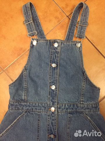 Джинсовый сарафан H&M 36EUR Джинсовый сарафан H&M 36EUR