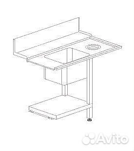 Стол входной для посудомоечных машин Dihr (новый) Стол входной для посудомоечных машин Dihr (новый)