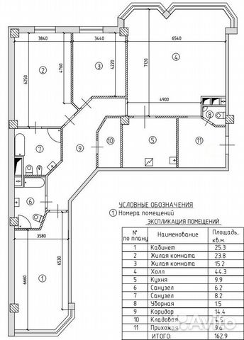 4-к квартира, 162.9 м², 5/10 эт. 4-к квартира, 162.9 м², 5/10 эт.