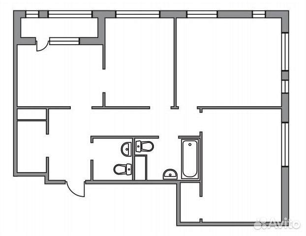3-к квартира, 78.8 м², 13/21 эт.
