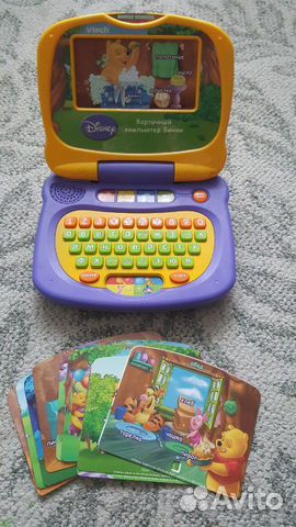 Детский обучающий карточный компьютер Винни vtech Детский обучающий карточный компьютер Винни vtech