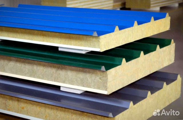 Кровельные сэндвич-панели с минеральной ватой Кровельные сэндвич-панели с минеральной ватой