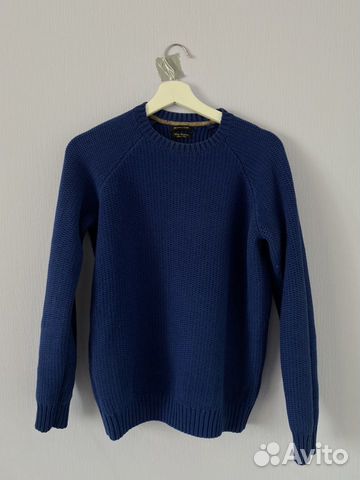Синий Свитер Massimo Dutti