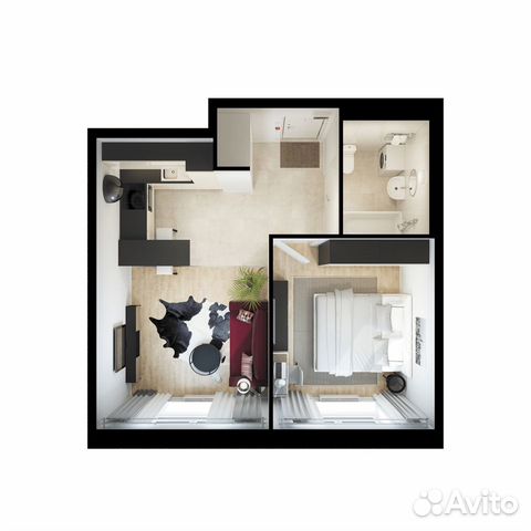 1-к квартира, 40.7 м², 27/33 эт.