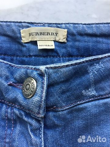 Джинсы burberry для девочки