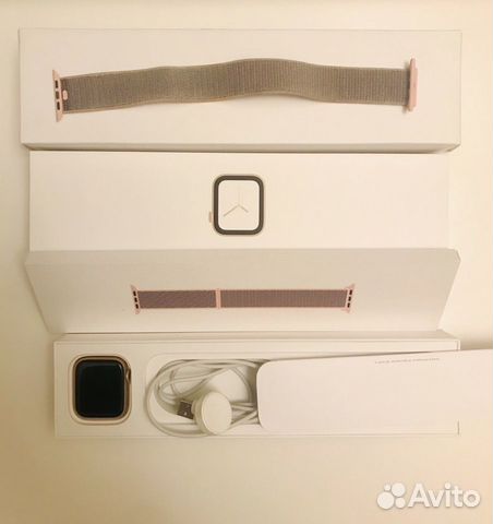 apple watch gold aluminum pink sand sport loop